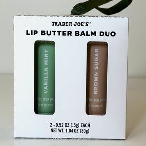 Trader Joe’s Lip Butter Balm Duo Vanilla Mint & Brown Sugar Gift Set